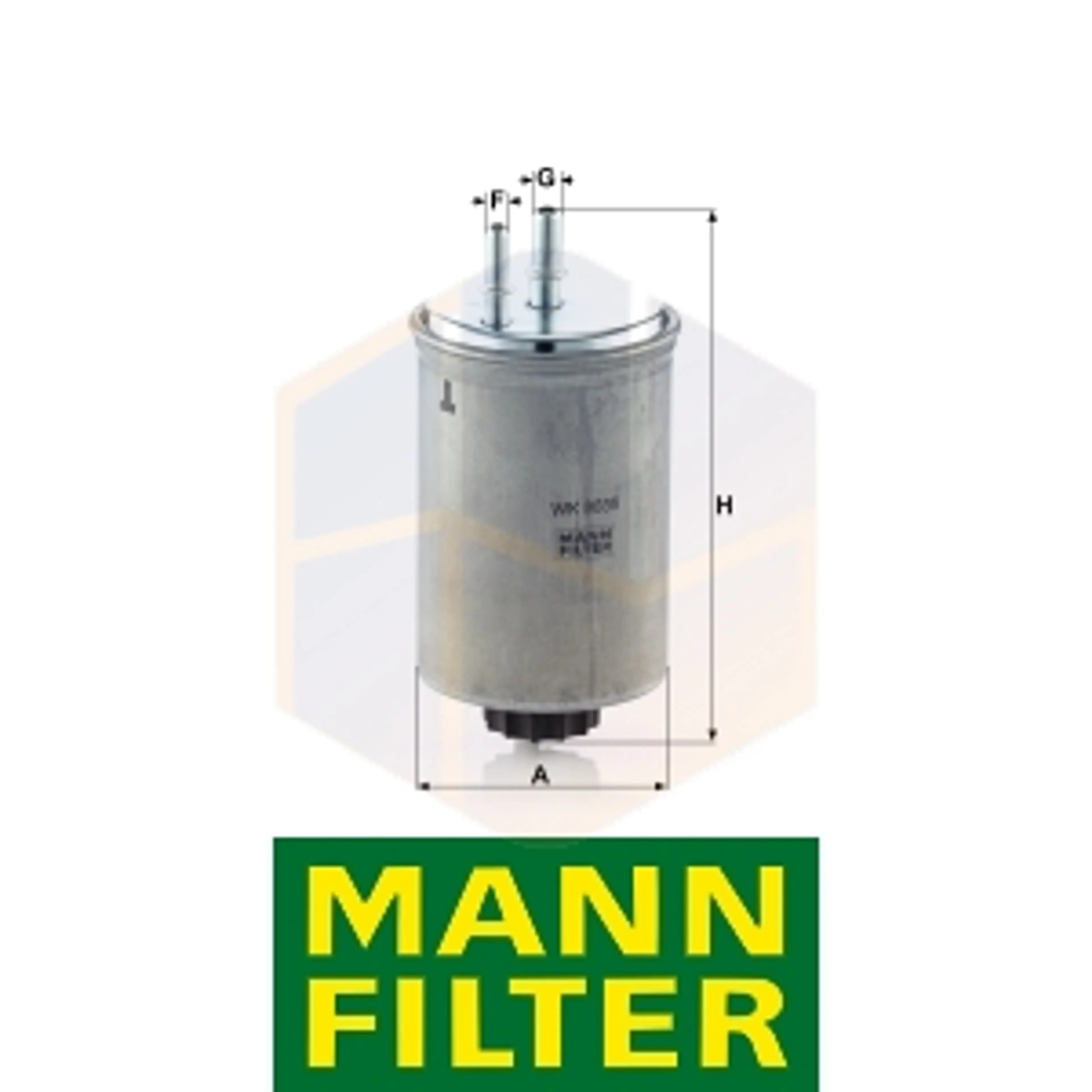 FILTRO COMBUSTIBLE WK 9036 MANN