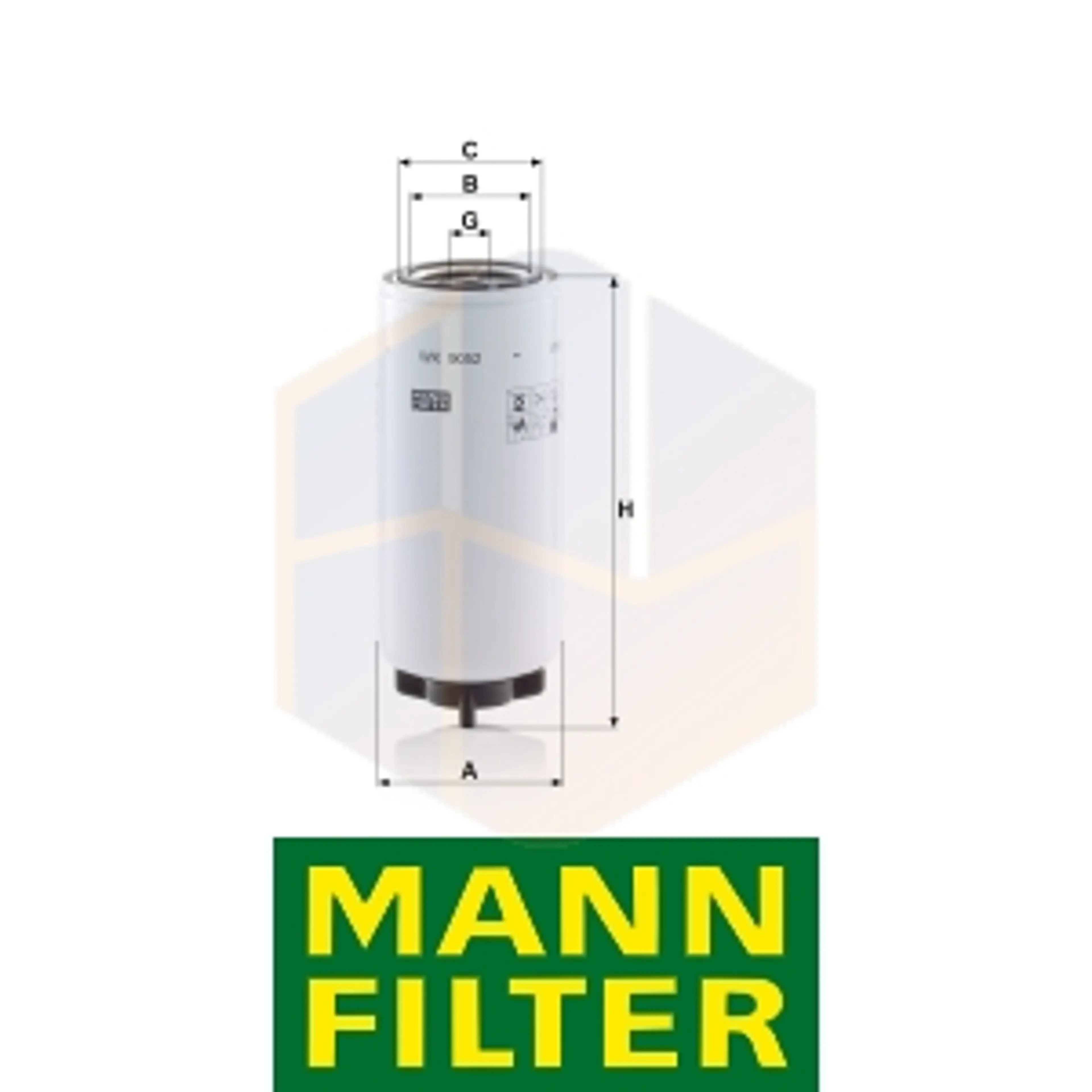 FILTRO COMBUSTIBLE WK 9052 X MANN