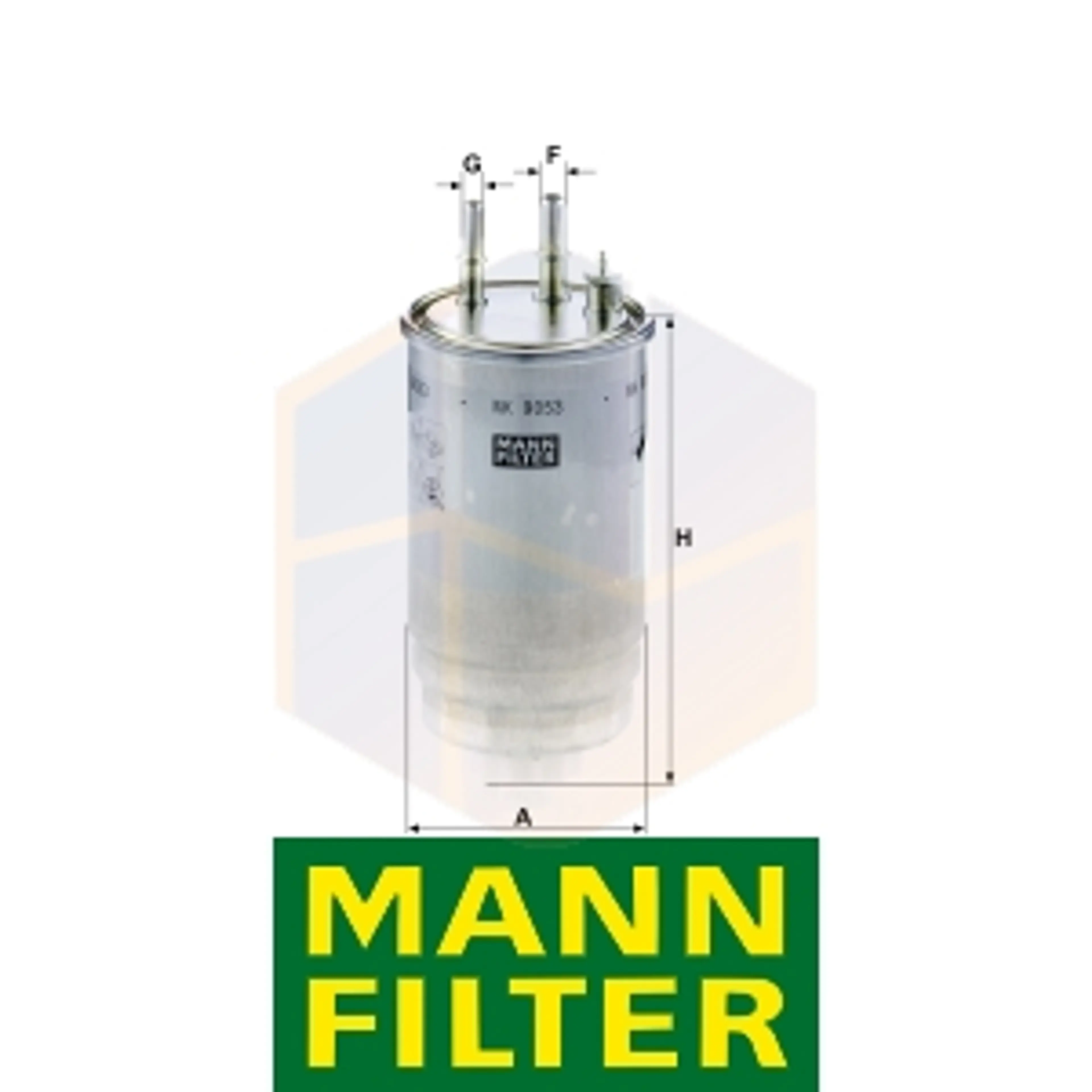 FILTRO COMBUSTIBLE WK 9053 Z MANN