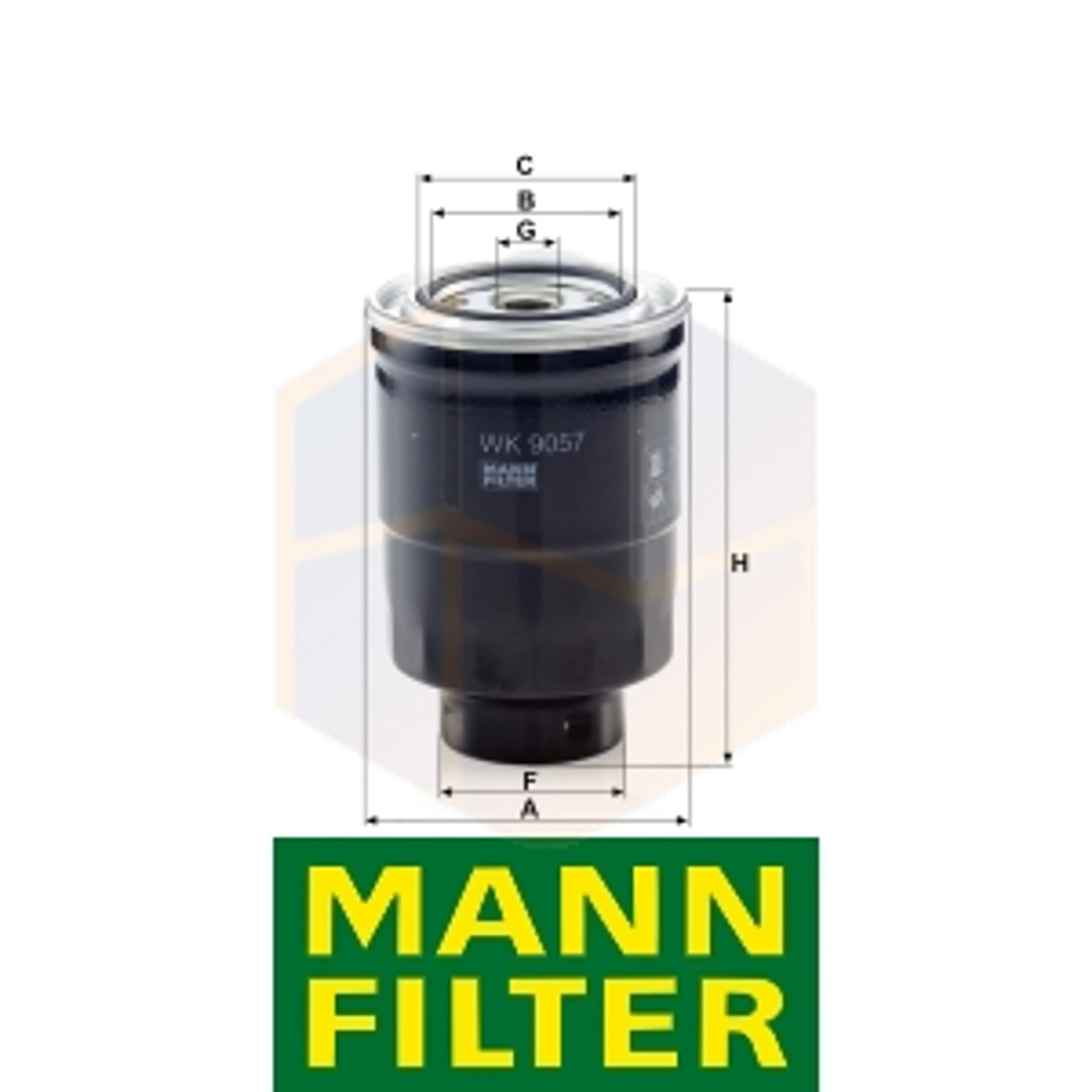 FILTRO COMBUSTIBLE WK 9057 Z MANN