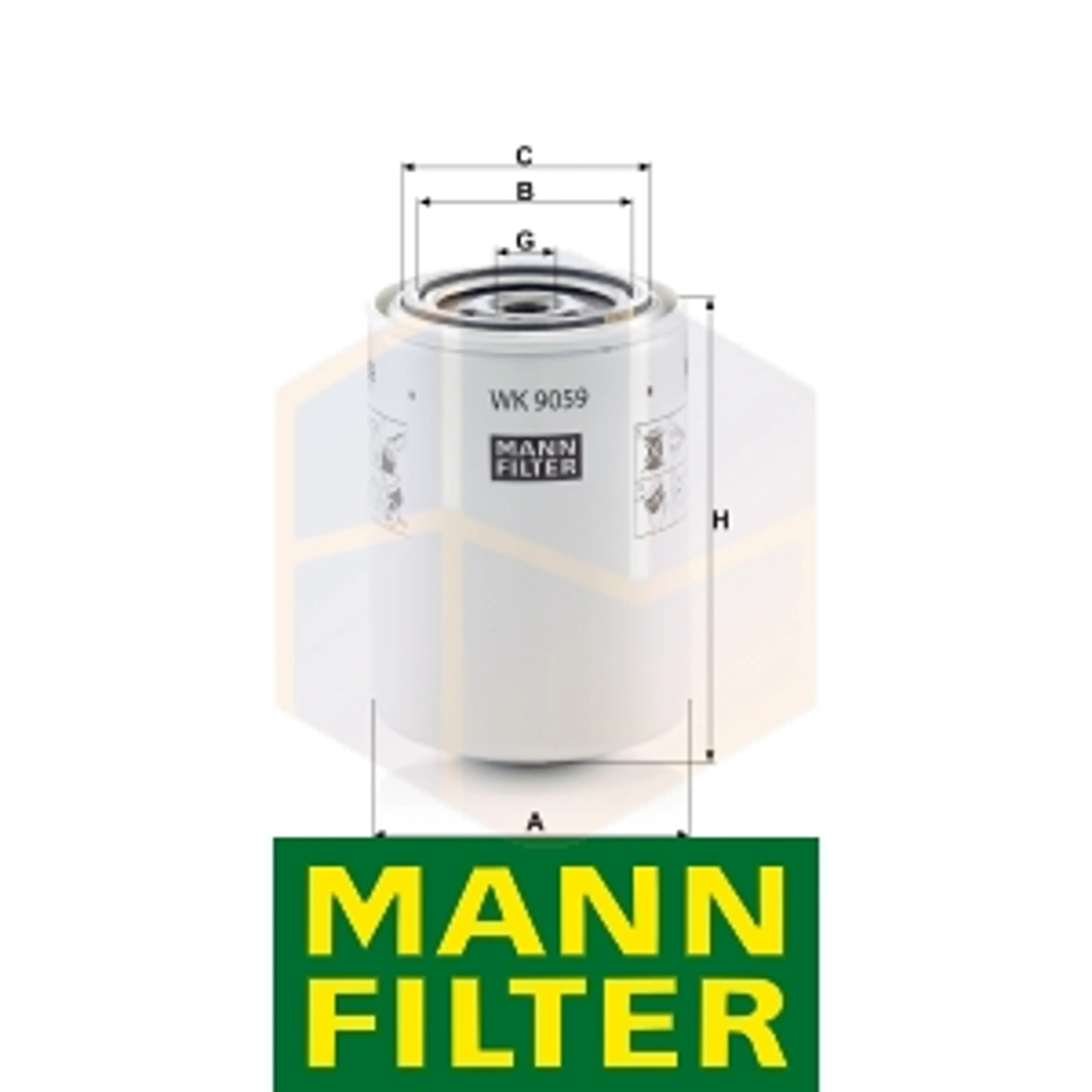 FILTRO COMBUSTIBLE WK 9059 MANN