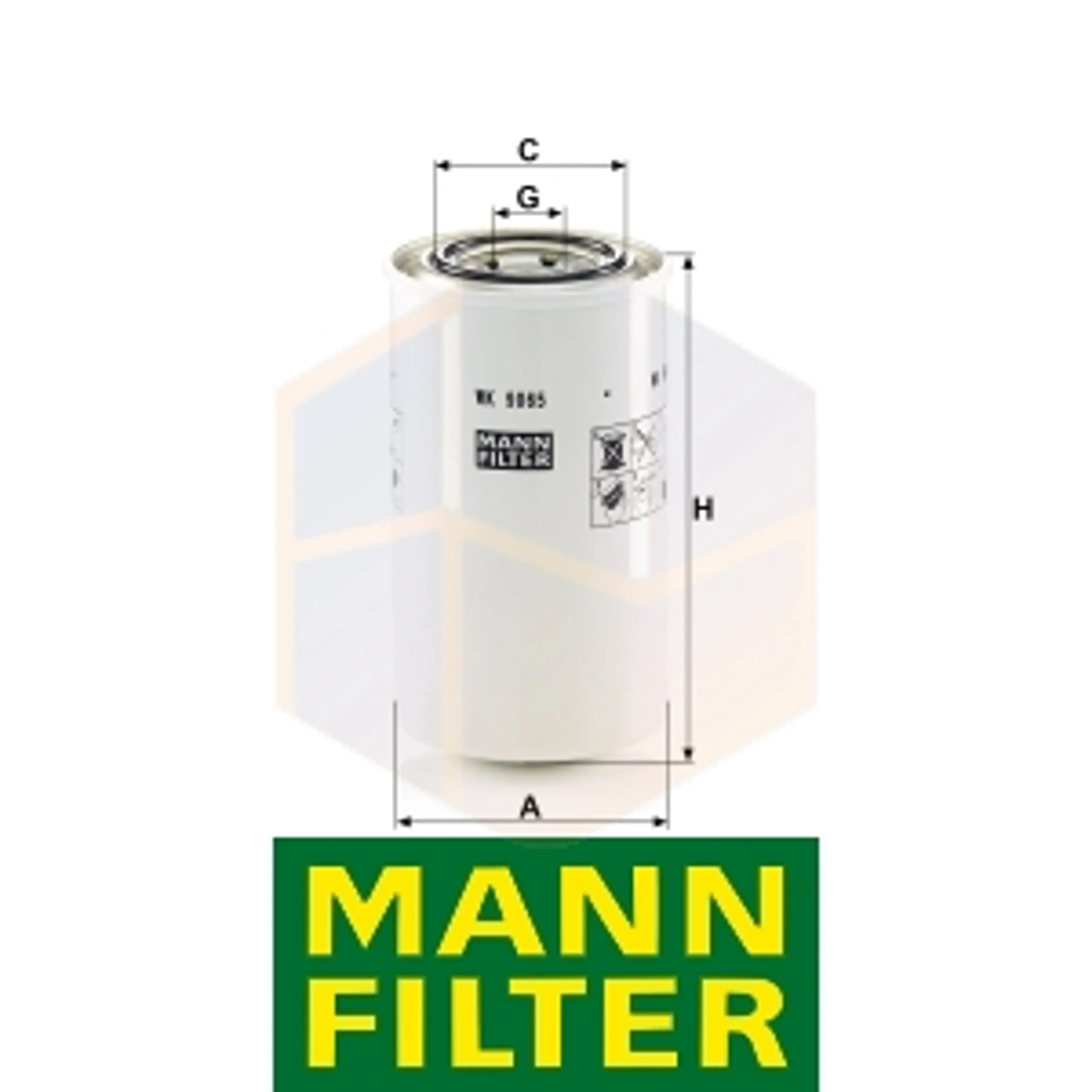 FILTRO COMBUSTIBLE WK 9065 MANN