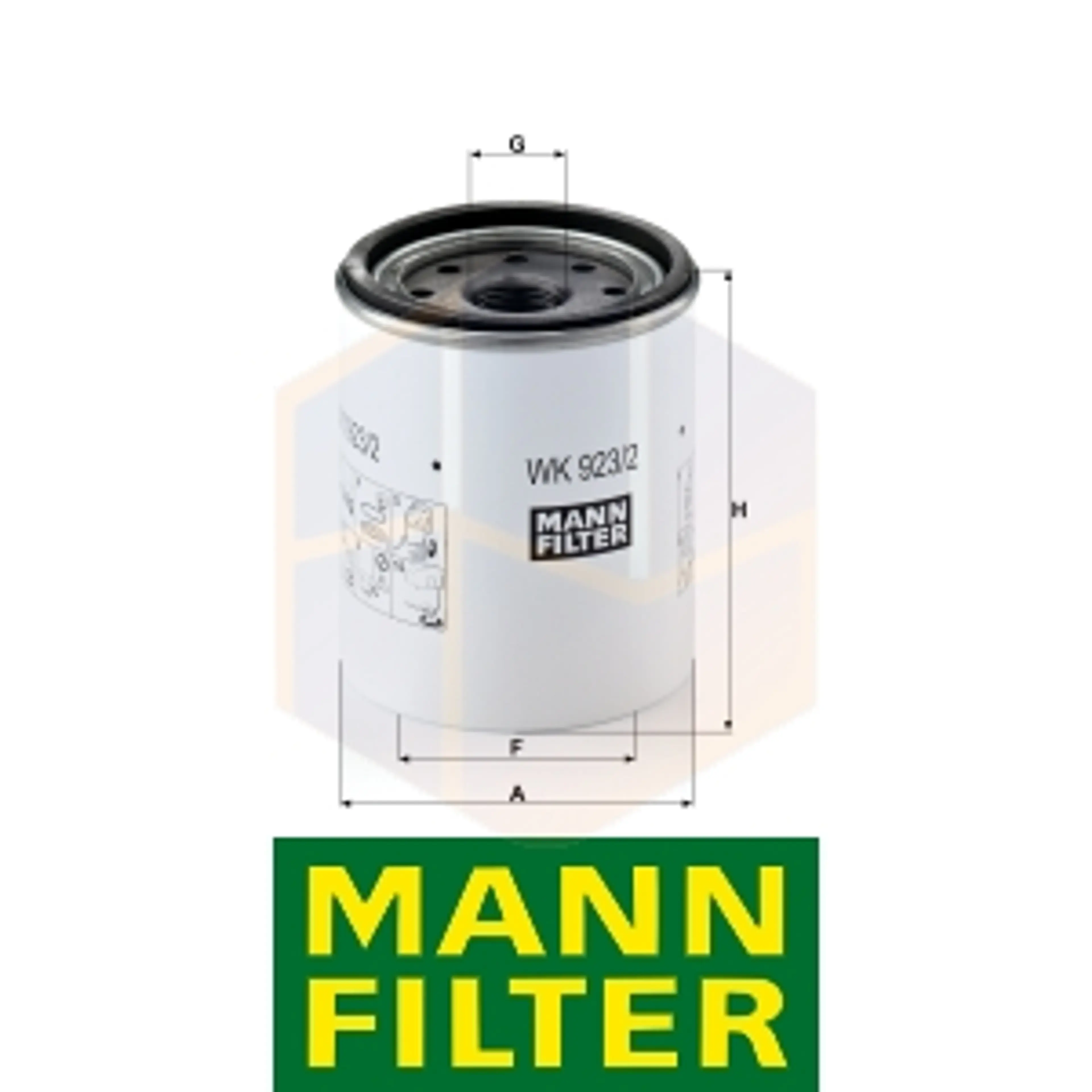 FILTRO COMBUSTIBLE WK 923/2 X MANN