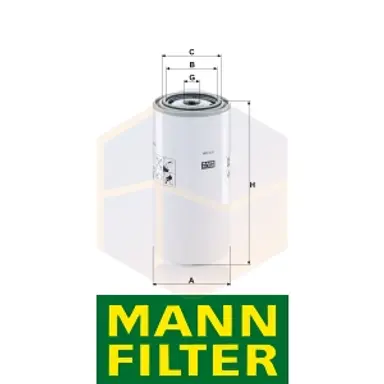 FILTRO ACEITE WK 929 X MANN