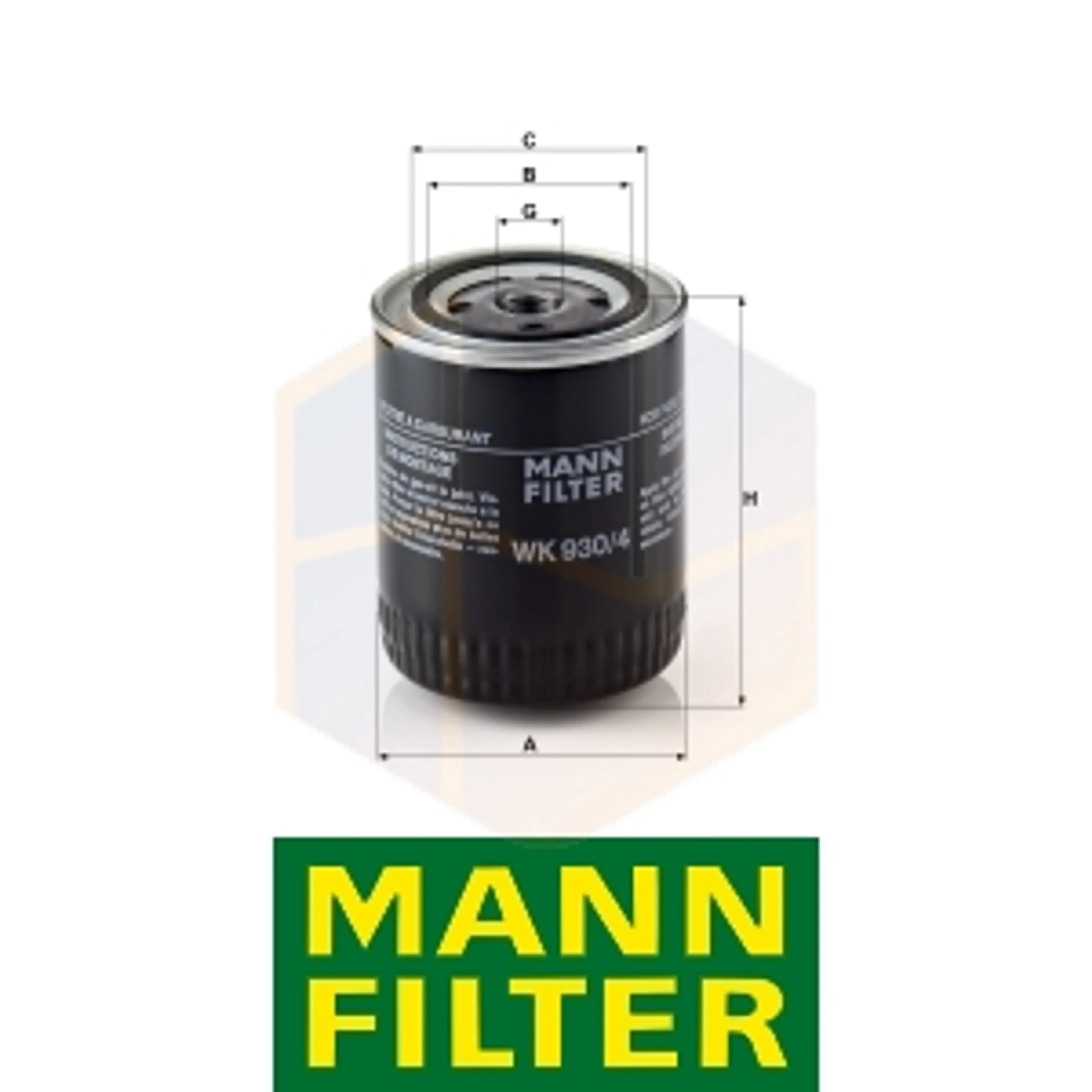 FILTRO COMBUSTIBLE WK 930/4 MANN