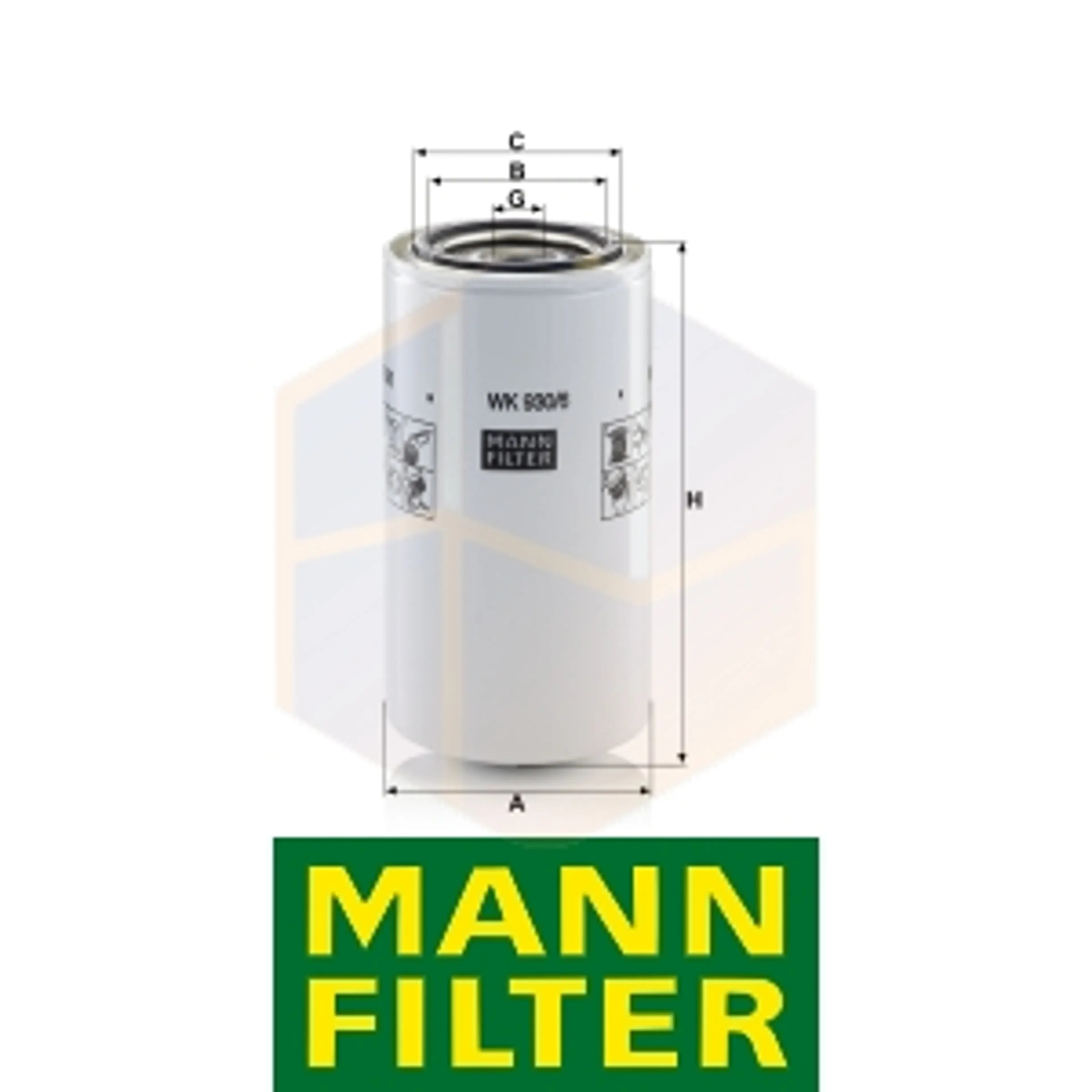 FILTRO COMBUSTIBLE WK 930/6 X MANN