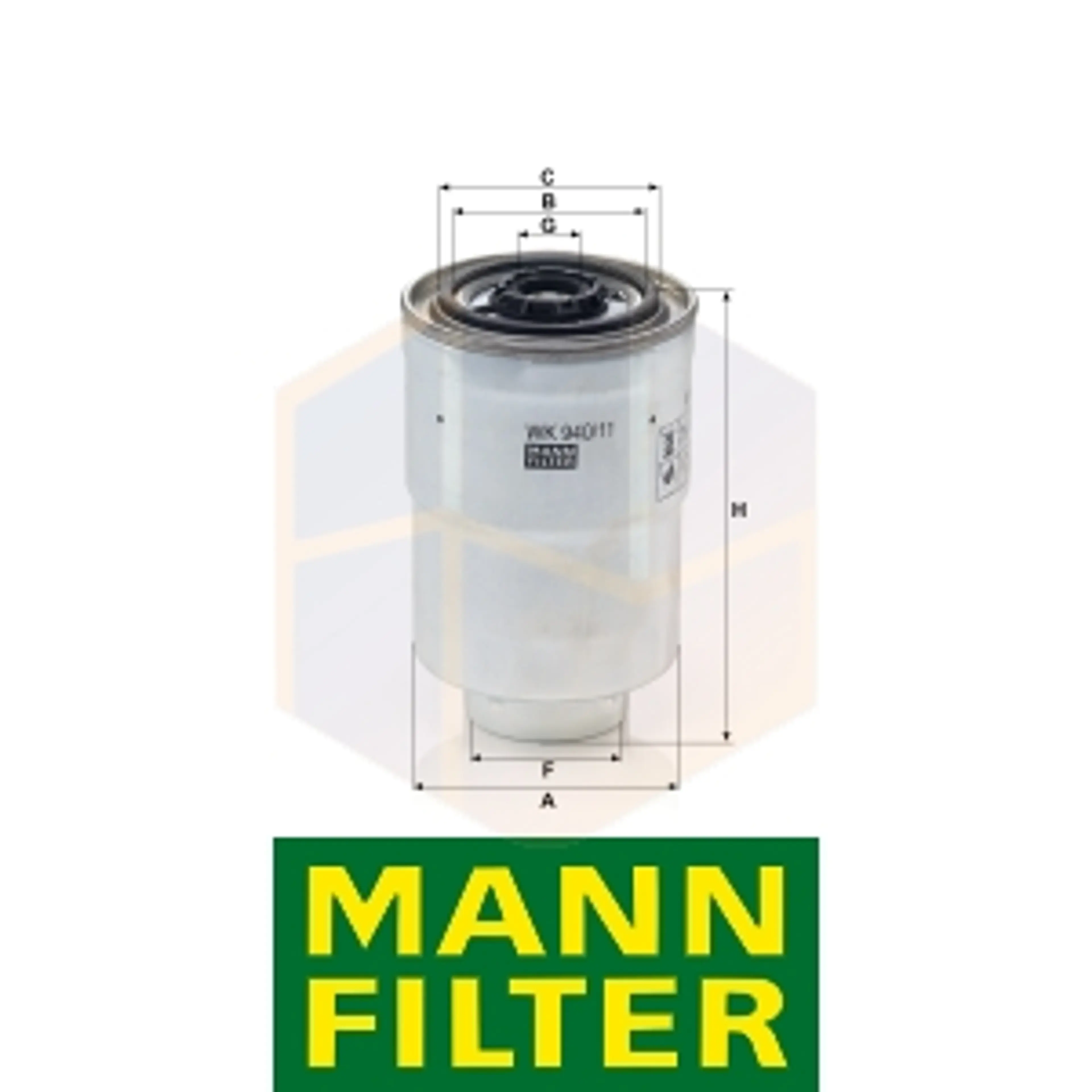 FILTRO COMBUSTIBLE WK 940/11 X MANN