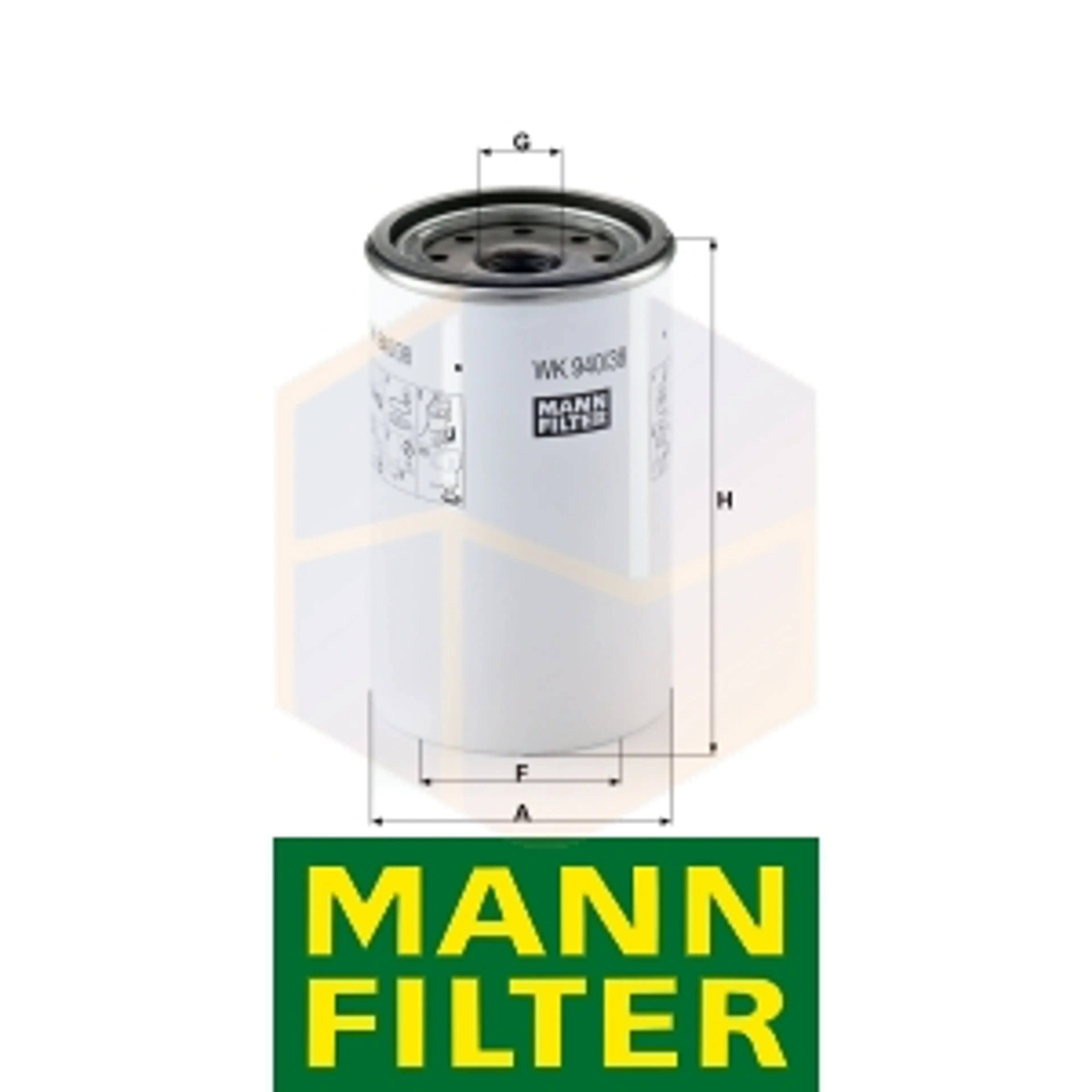 FILTRO COMBUSTIBLE WK 940/38 X MANN