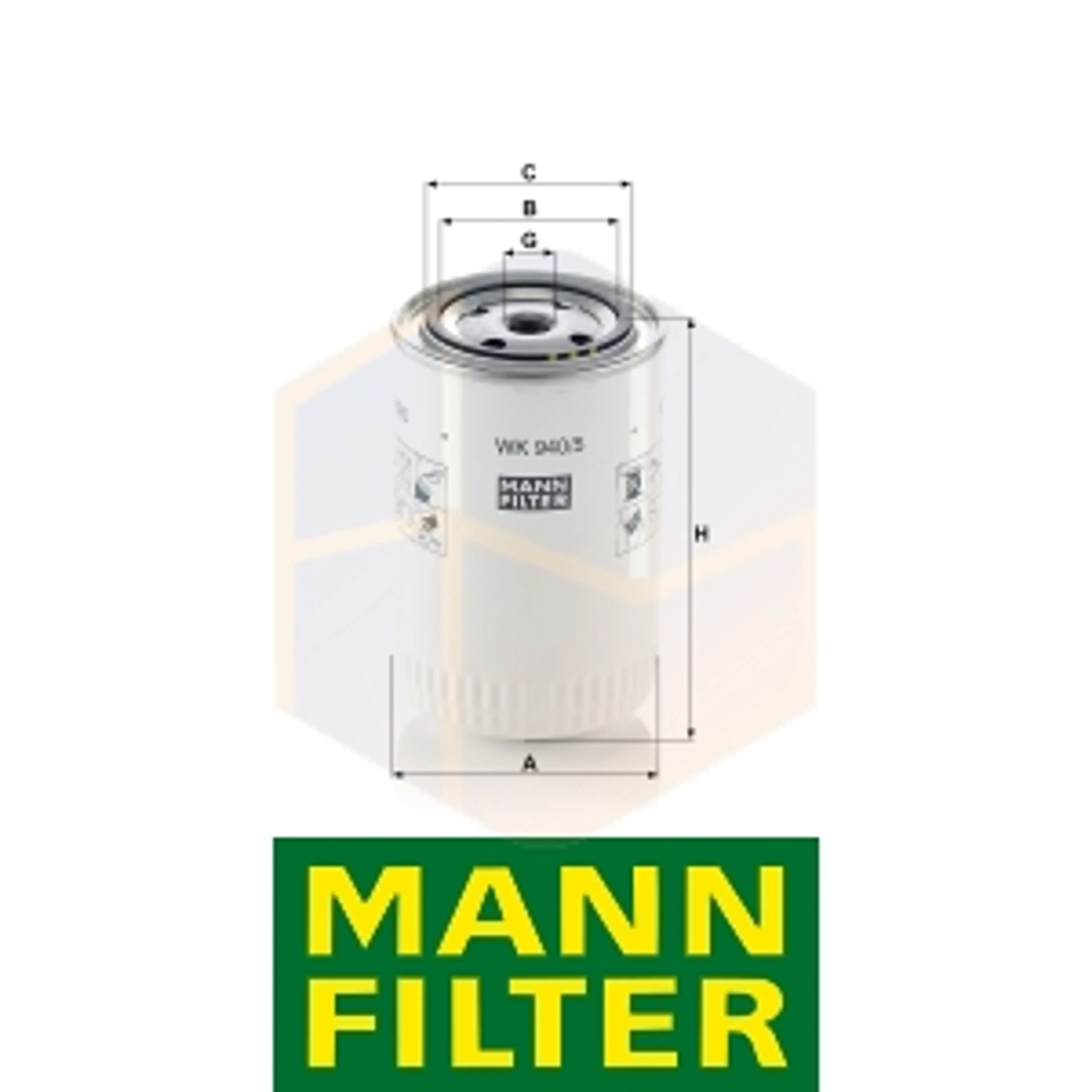 FILTRO COMBUSTIBLE WK 940/5 MANN