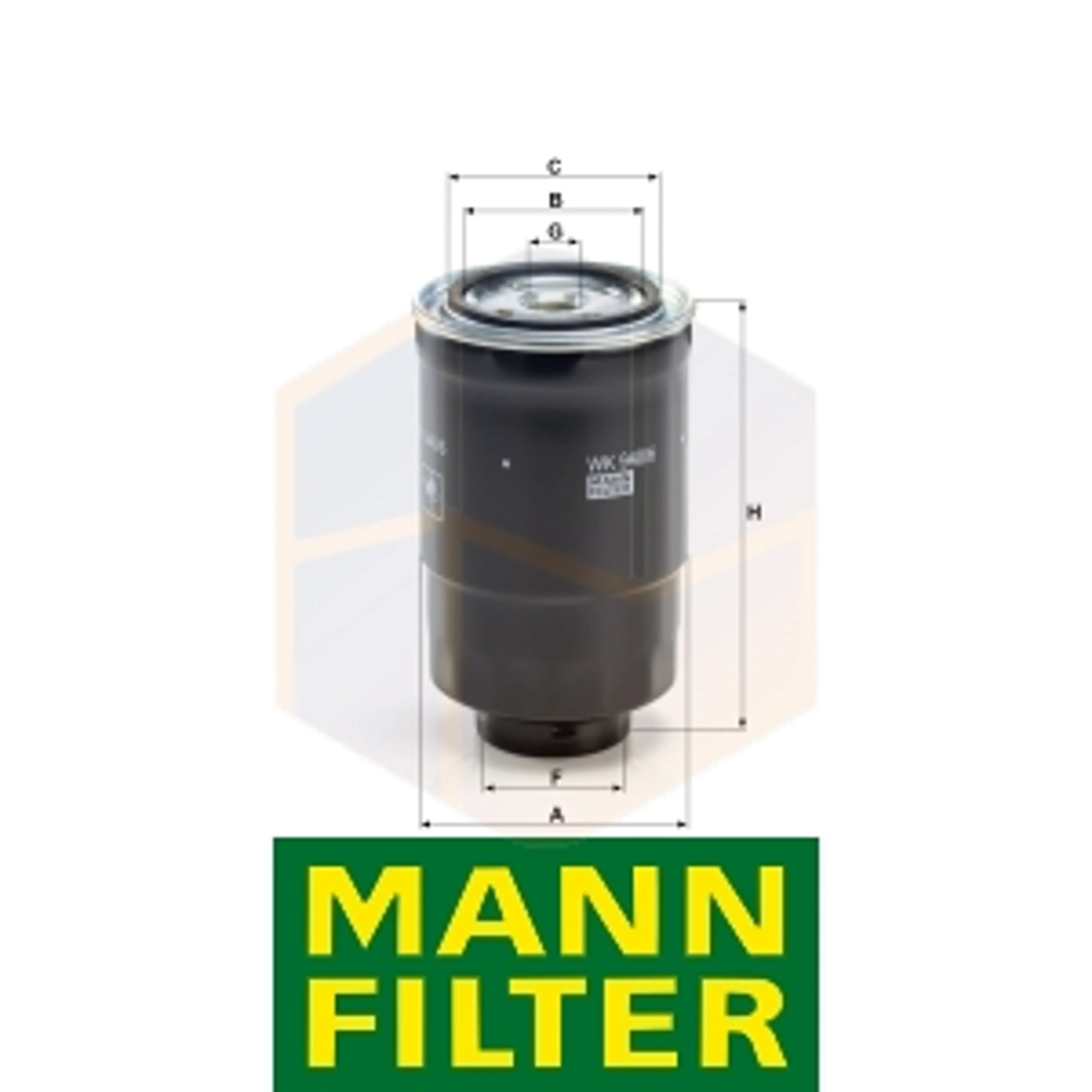 FILTRO COMBUSTIBLE WK 940/6 X MANN