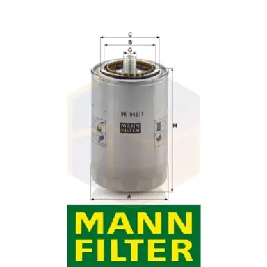 FILTRO COMBUSTIBLE WK 943/1 MANN