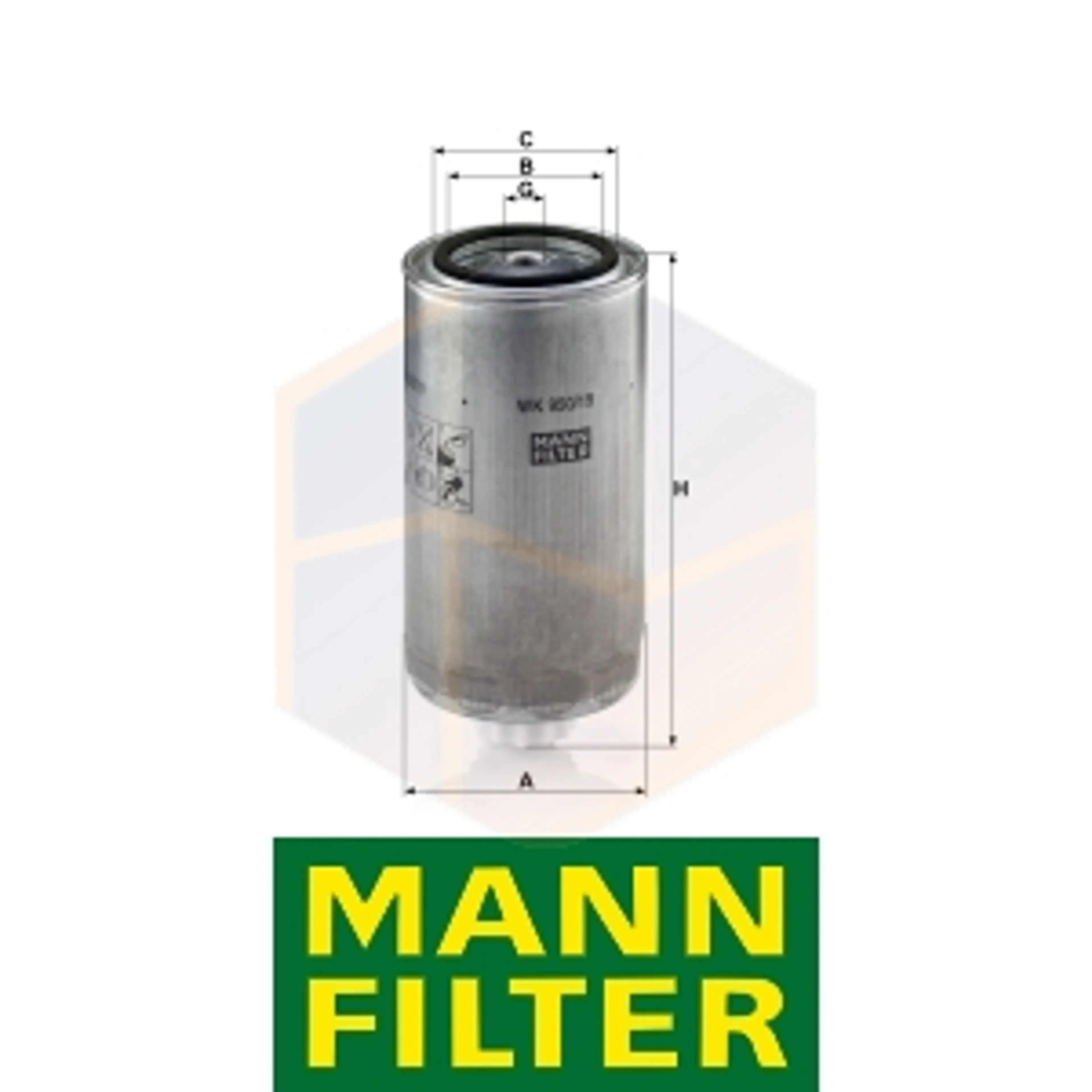 FILTRO COMBUSTIBLE WK 950/19 MANN