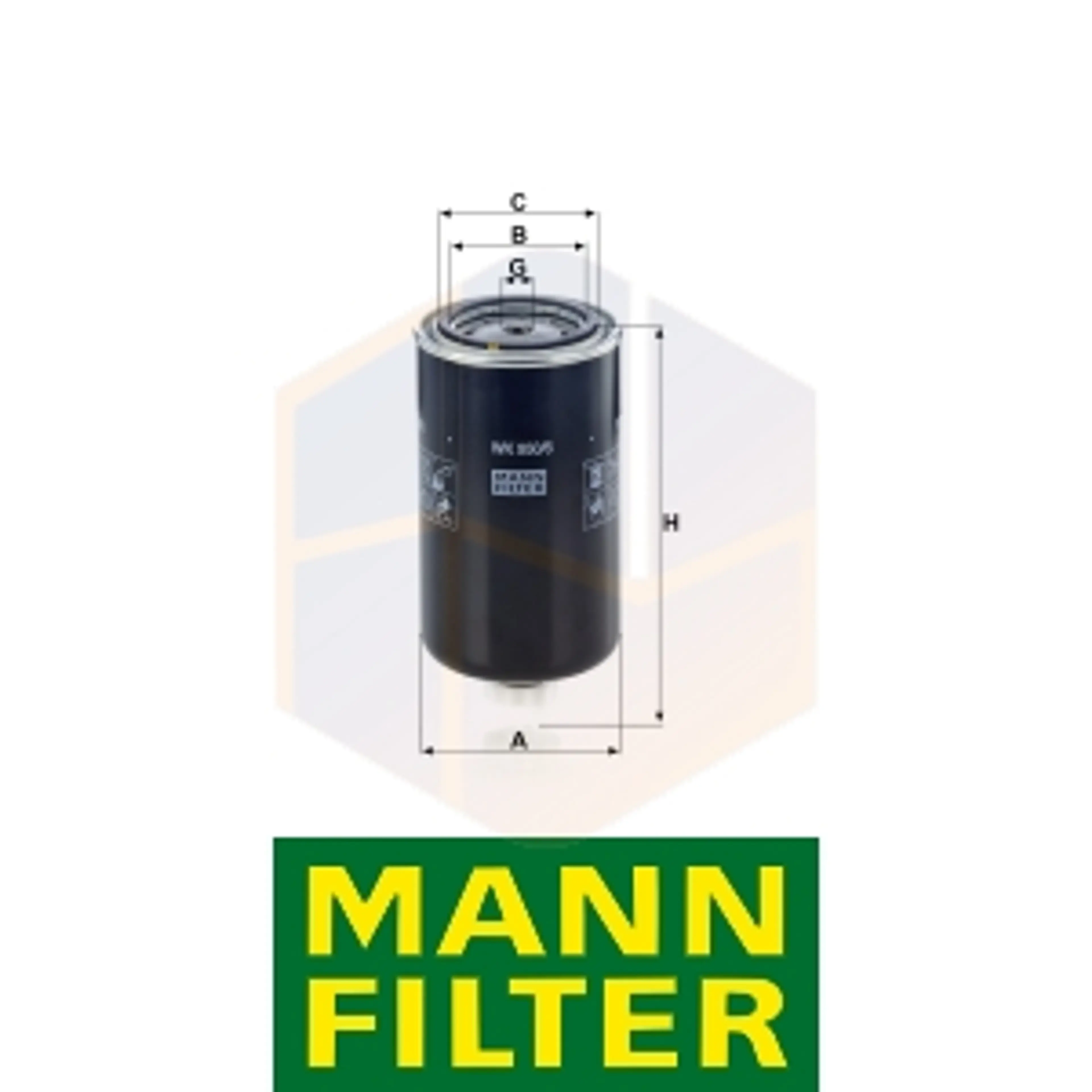 FILTRO COMBUSTIBLE WK 950/6 MANN