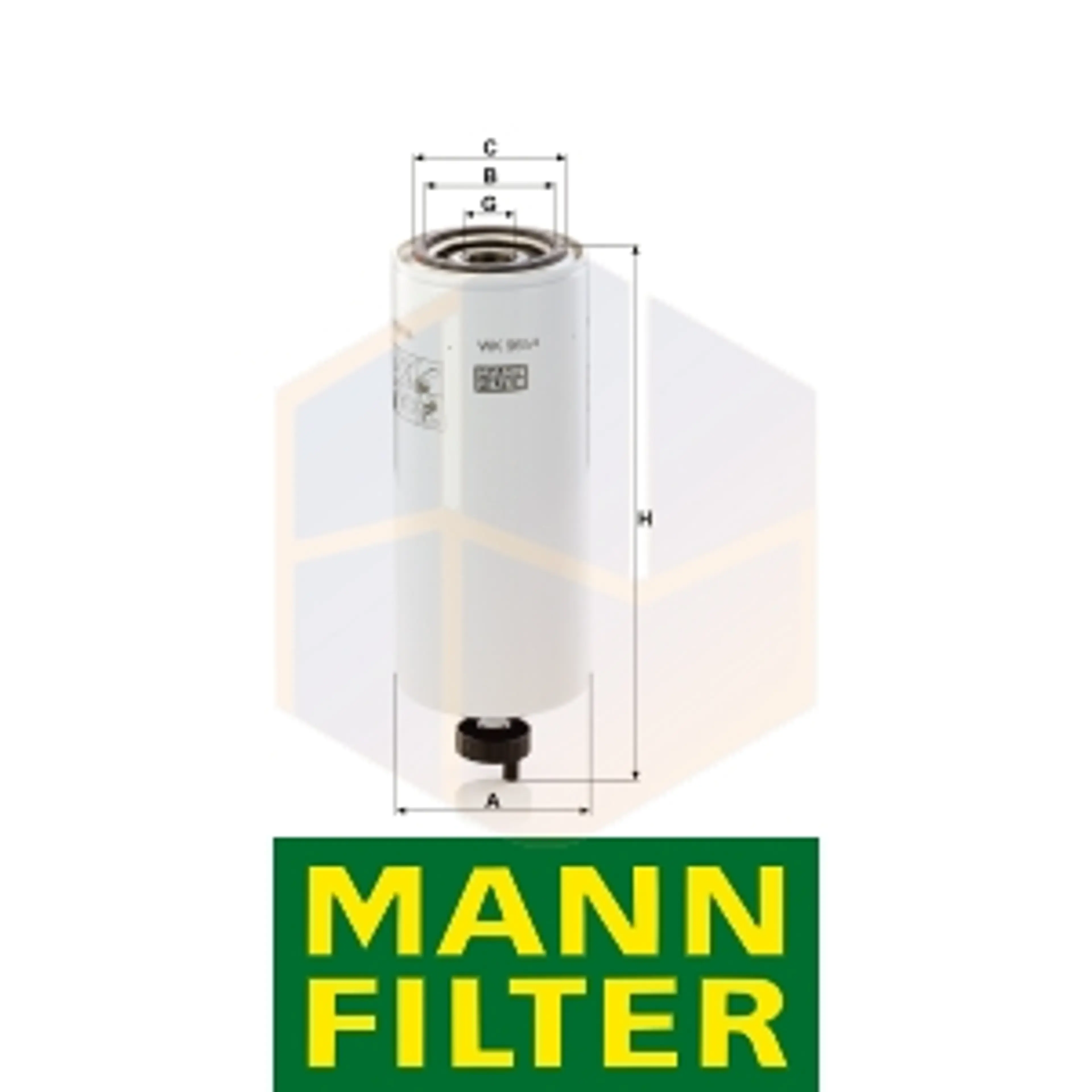 FILTRO COMBUSTIBLE WK 965/4 X MANN