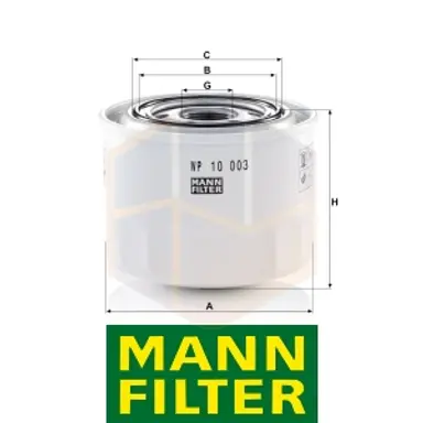 FILTRO ACEITE WP 10 003 MANN