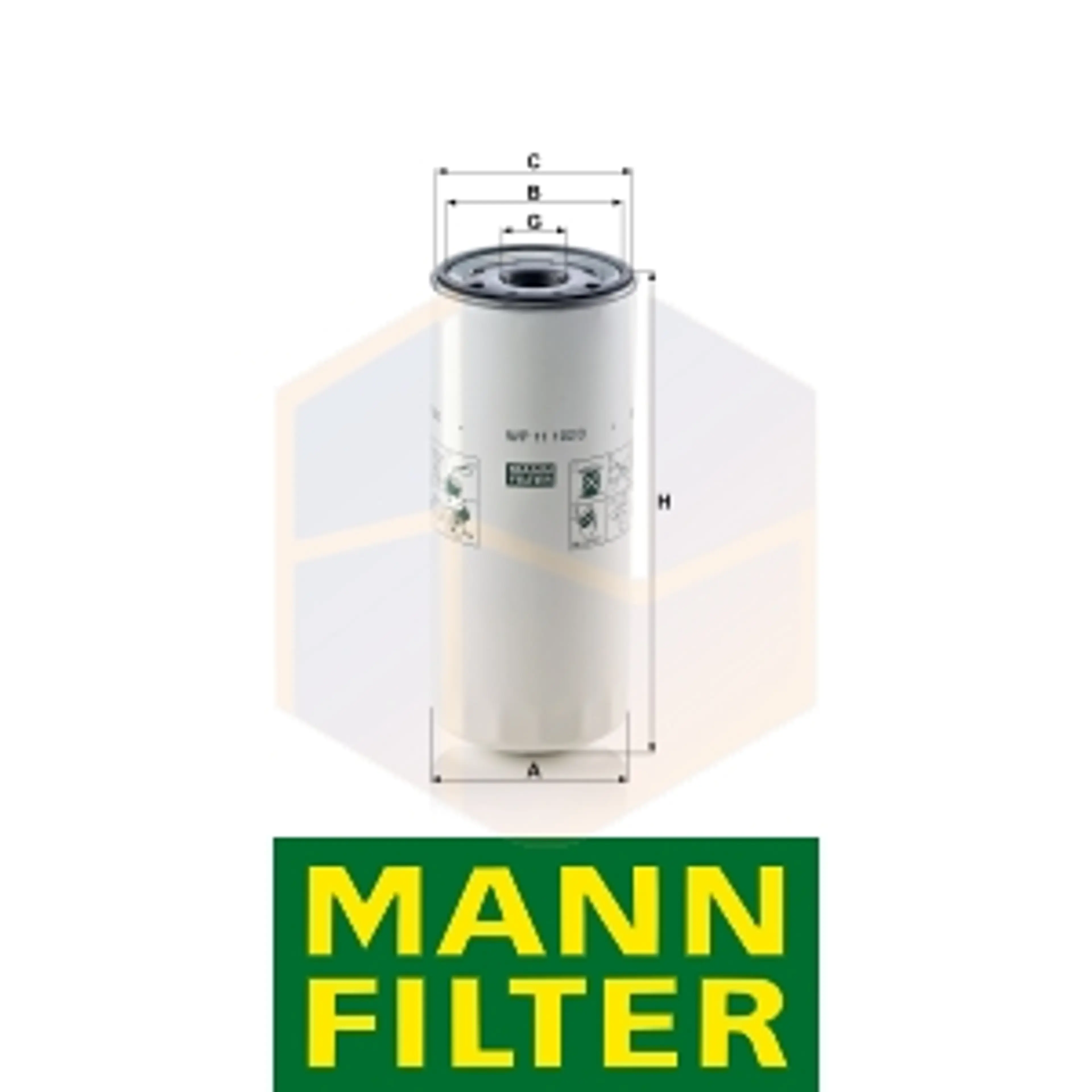 FILTRO ACEITE WP 11 102/3 MANN