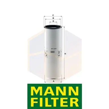 FILTRO ACEITE WP 12 001 MANN