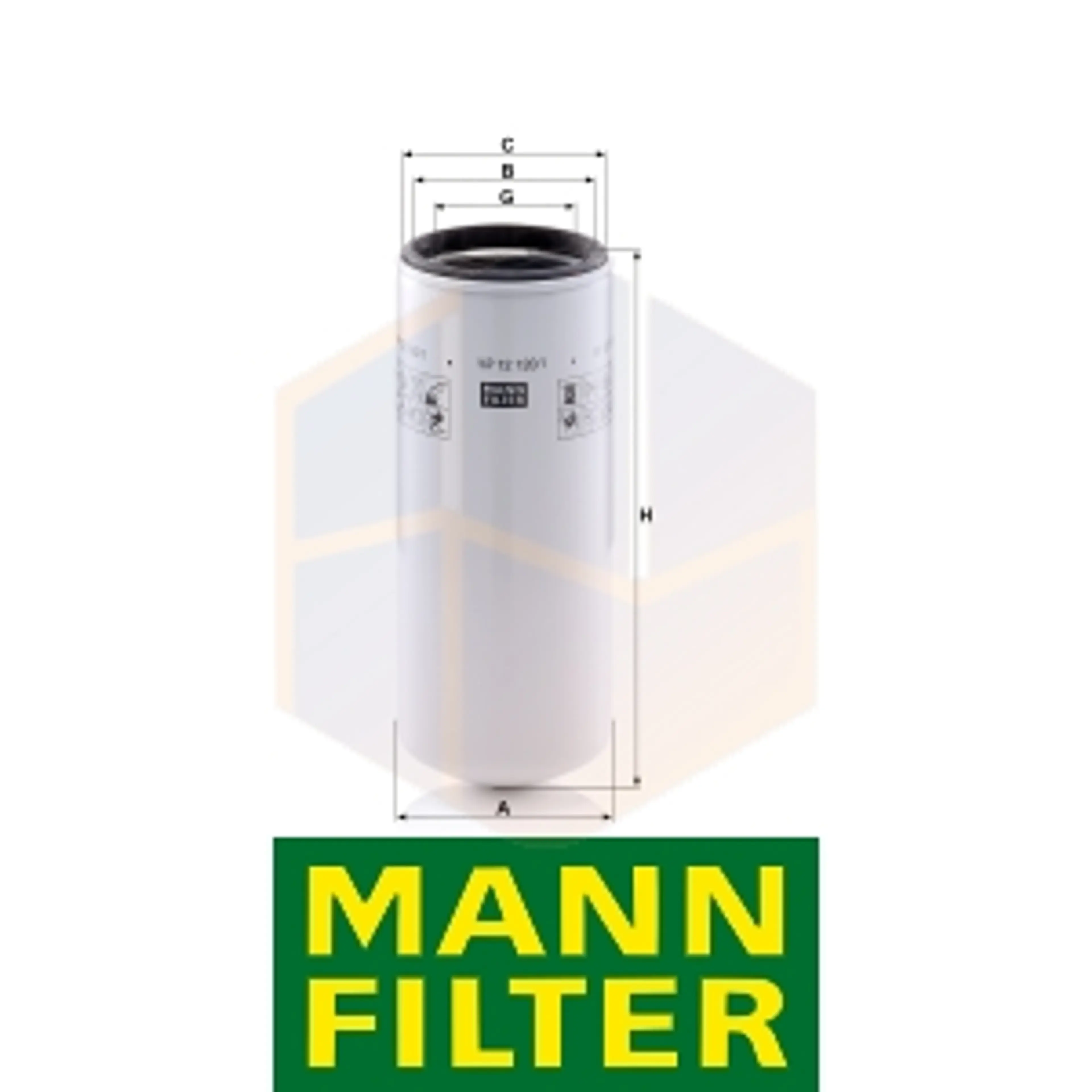 FILTRO ACEITE WP 12 120/1 MANN