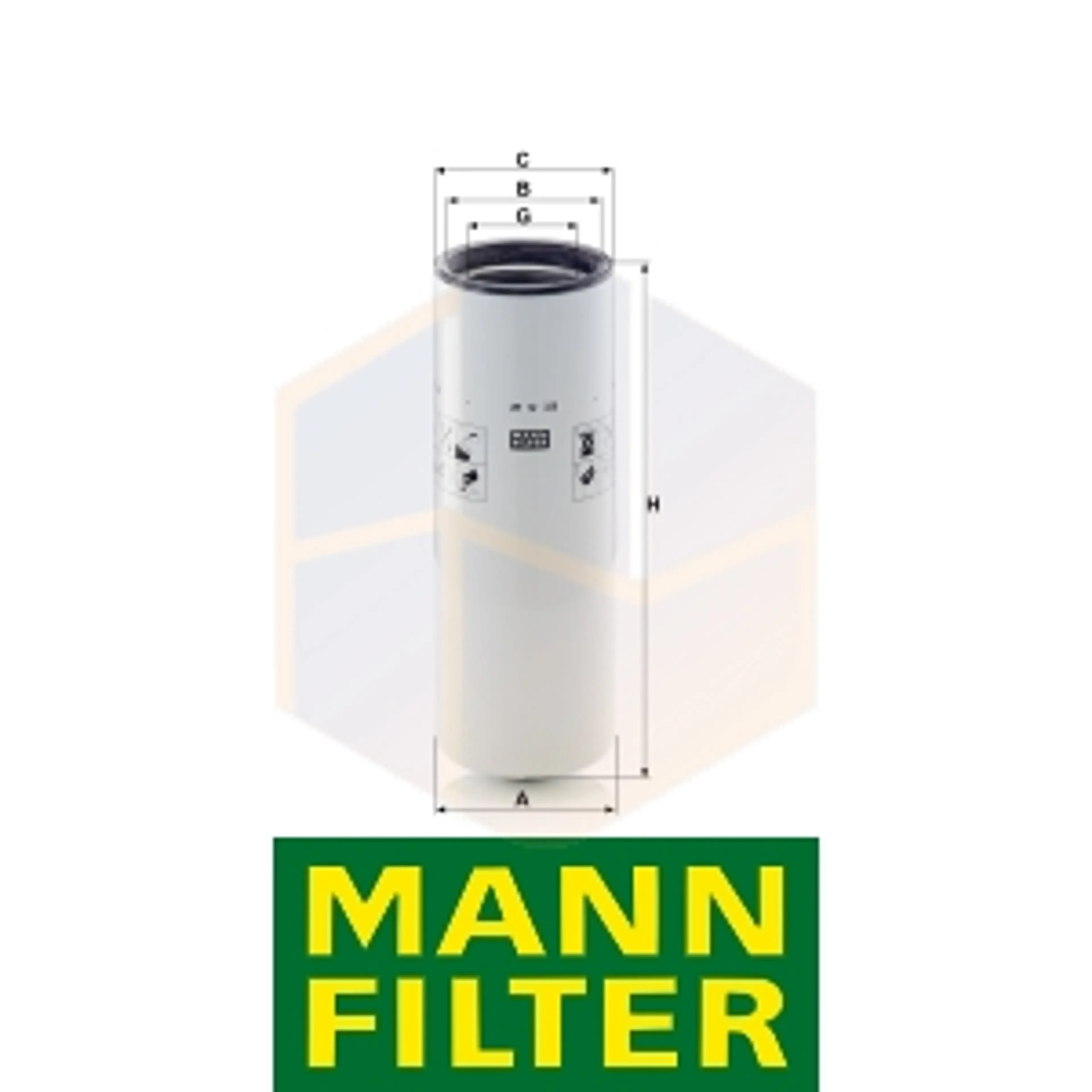 FILTRO ACEITE WP 12 330 MANN