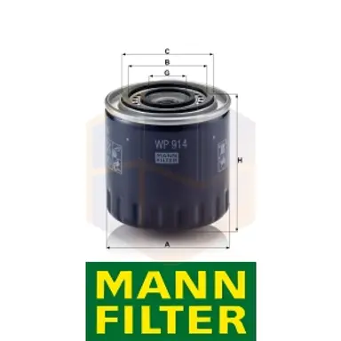 FILTRO ACEITE WP 914 MANN