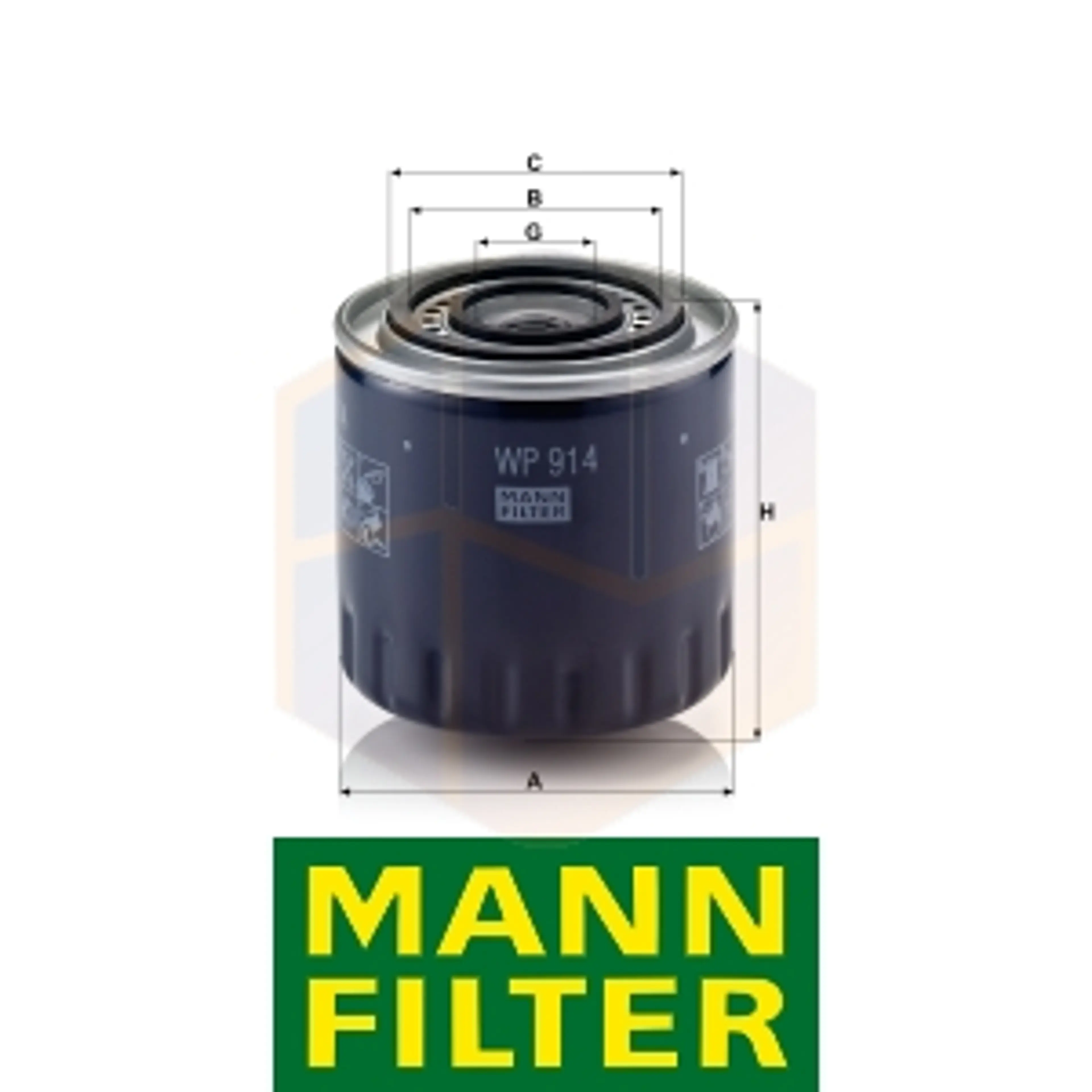 FILTRO ACEITE WP 914 MANN