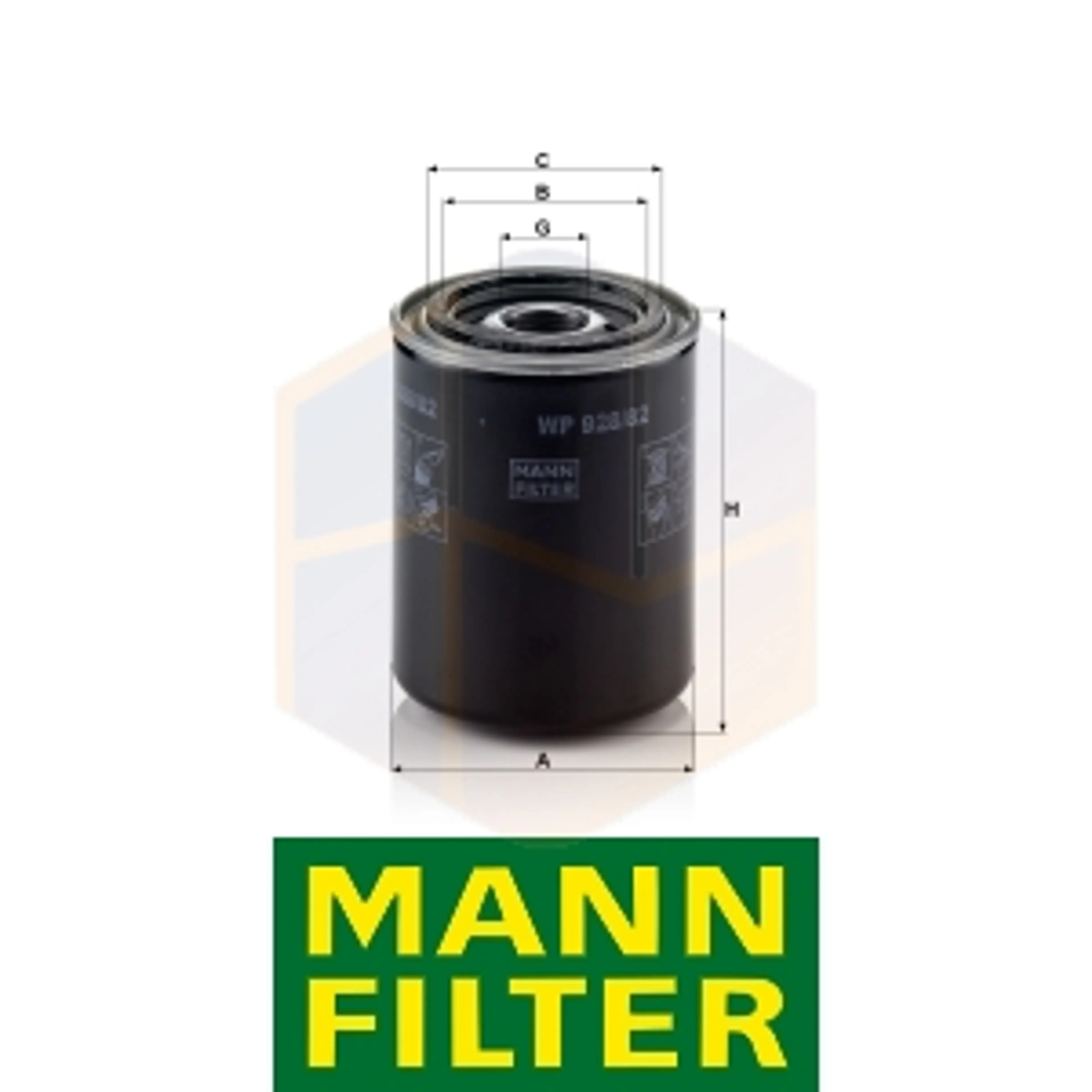 FILTRO ACEITE WP 928/82 MANN