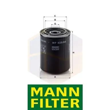FILTRO ACEITE WP 928/84 MANN